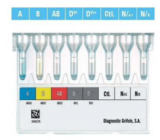 DG Gel ABO/Rh (2D) (RT) 2 x 25 ‘s